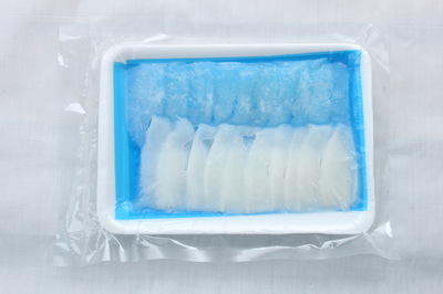 冷凍粗加工水產品-廠家直銷 壽司用/刺身用 花枝生魚片 6g/10g-冷凍粗加工.